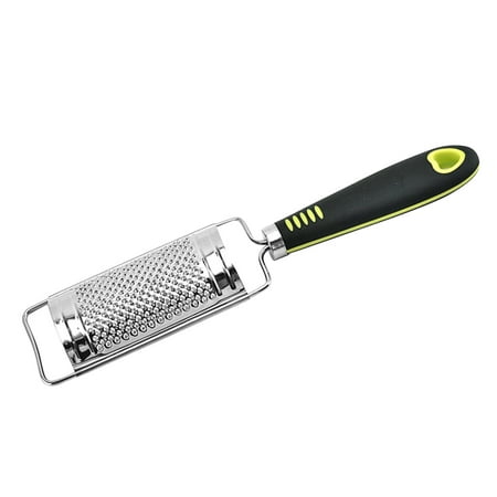 

Redempion Stainless Steel Cheese Grater Home Kitchen Lemon Ginger Potato Zester with Ergonomic Soft Handle 26.3*5.8cm 1 Pc