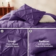 thumbnail image 3 of Juego de edredón CozyLux, tamaño queen, color morado, 7 piezas, 3 of 6