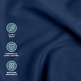 thumbnail image 5 of Bare Home 7-Piece Bed-in-a-Bag - Full, Dark Blue with Dark Blue Sheet Set, 5 of 9