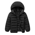 thumbnail image 3 of fatyb Big Boys Girls Winter Jacket Lightweight Hooded Puffer Jackets Full Zipper Kids Warm Outerwear, 3 of 6