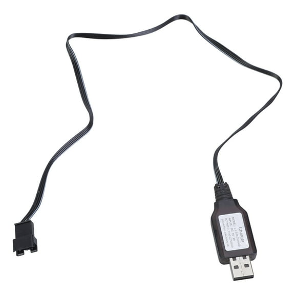 Zeiwohndc USB Charging Cord SM4P Charger For 7.4V Batteries In RCToy DC5V/1A2A Input