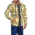 thumbnail image 2 of Kdxio Various Snake Print Men Hoodies Casual Hoodies for Men with Zip Pockets Full Zip Long Sleeve Sweatshirt Sports Hooded Jacket-3X-Large, 2 of 5
