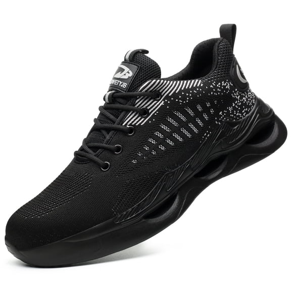 AUXDIQ Steel Toe Work Shoes for Men Women Construction Industrial Safety Sneakers