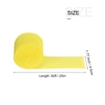 thumbnail image 2 of Decoración de Papel Crepé Uxcell, 82ft de Largo, 1.77 Pulgadas de Ancho, Amarillo, 2 of 5