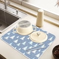 thumbnail image 6 of Ryvnso Christmas Gradient Tree Dish Drying Mat for Kitchen Countertop 18x24 Large Dish Pad Drainer Rack Dish Sink Mats, 6 of 7