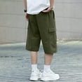 thumbnail image 4 of Gamivast Placed My Account Recently Mens Casual Cargo Shorts Drawstring Classic Cargo Stretch Short with Multi Pockets Outdoor Casual Sportswear Shorts Green S Cancel Membership, 4 of 8