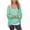 Green, variant on Daboom Women's Off Shoulder Long Sleeve Oversized Pullover Sweater Knit Jumper Loose Tunic Tops