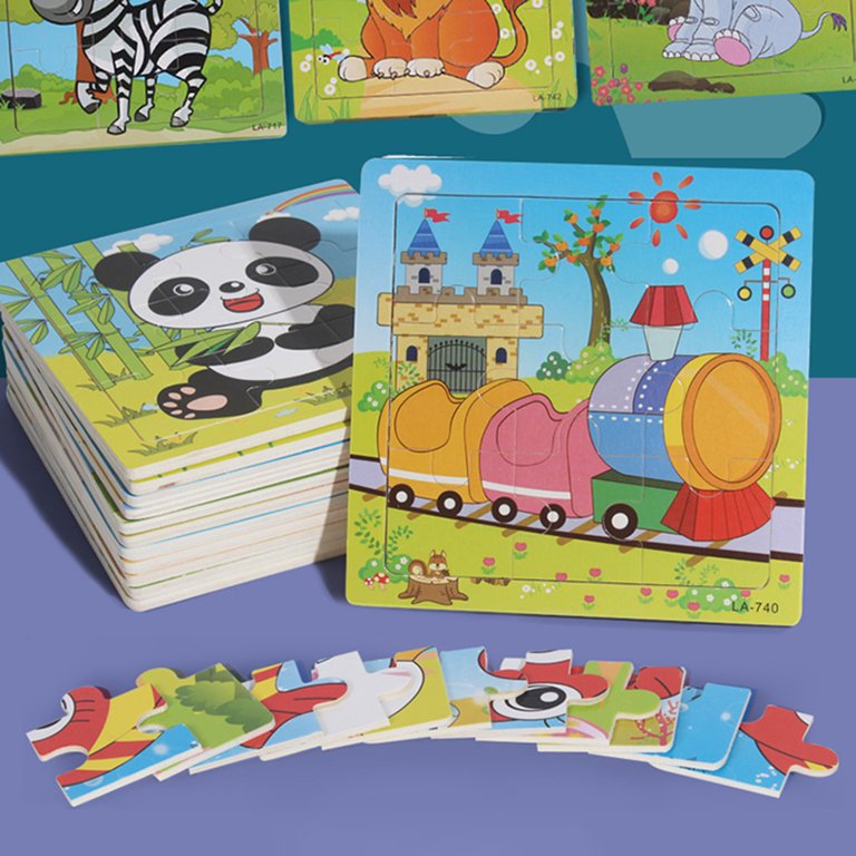 Sunjoy Tech Preschool Toy Cartoon Animal Improve Problem-solving 