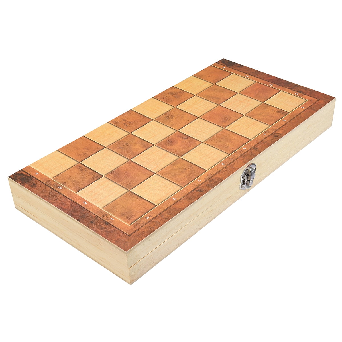 Wooden Chess Board,Traveling Chess Set,Diwali/Christmas Day Gift. 12*12 Inches Indian Handmade Solid Wooden Roll Up Travel Chess Board Set