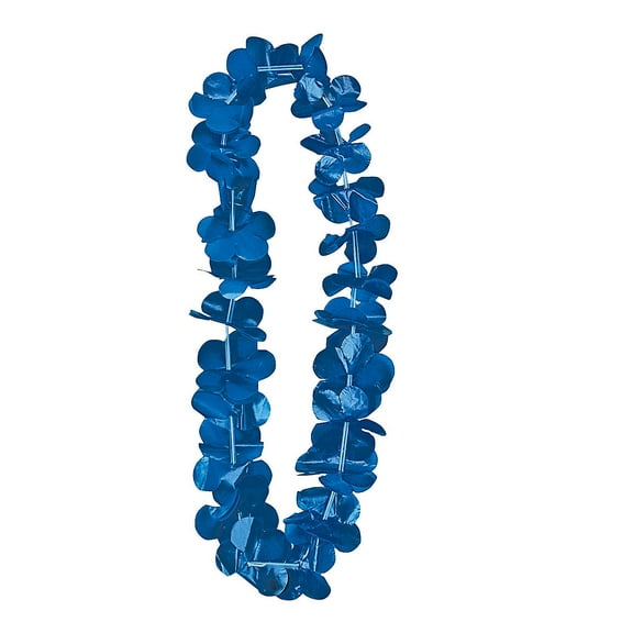 Blue Flower Lei - Apparel Accessories - 12 Pieces