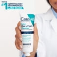 thumbnail image 6 of CeraVe Clay to Foam Acne Facial Cleanser, Mask & Spot Treatment for Acne Prone Skin 4 oz, 6 of 10