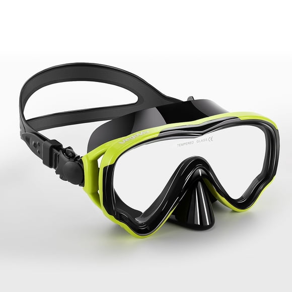 Máscara de buceo VeGovia para adultos, HD, transparente, para la nariz