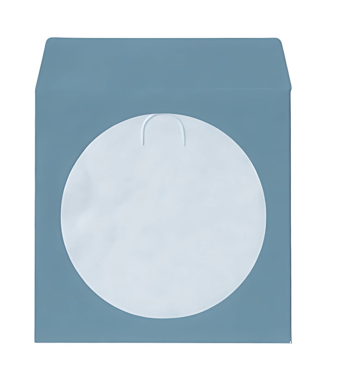 CheckOutStore 400 Blue Color Paper CD Sleeves with Window & Flap