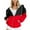 Red, variant on LLYwey Zip up Hooded Sweatshirts for Women Women's Casual Printed Zippered Long Sleeve Hooded Sweatshirt Jacket Tops New Thin Zip up Jacket Women Hoodie Style U86 Beige S