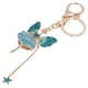 thumbnail image 3 of Llavero de diamantes de imitación con forma de niña ángel, llavero de metal, colgantes para coche, bolsa, decoración, regalo, azul claro, azul oscuro, 3 of 12