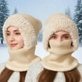 thumbnail image 4 of KANG Winter Warm Fleece Lined Scarf Hat For Cold Weather Outdoor Activities Thermal Knitted Face, 4 of 5