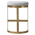 thumbnail image 5 of Home Square Modern Counter Stool in Antique Gold Finish - Set of 3, 5 of 8