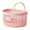 Pink, variant on Multifunctional Storage Basket – Hanging Basket for Kitchen, Bathroom, Bedside, Scallion Ginger Garlic Holder, Wall Mount Organizer, PET Material, 2 Sizes Available