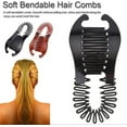 thumbnail image 5 of Namzi Women's Banana Hair Clips, Black White, 3 Count (3 Pack), 5 of 5