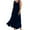 Navy summer dress for women, variant on Gauze Dresses for Women Summer Sleeveless Crew Neck Midi Dress Casual Loose Comfy Flowy Beach Sundress with Pockets Dark Blue,XL