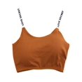thumbnail image 1 of Ochine Women's Bandeau Removable Cup Funny Strap Cami Top Bra with Sayings, Average Size, 1 of 1