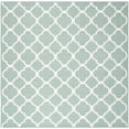 thumbnail image 6 of SAFAVIEH Dhurrie Ulysses Geometric Moroccan Wool Area Rug, Blue/Ivory, 3' x 5', 6 of 10
