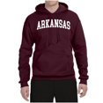 thumbnail image 2 of Wild Bobby State of Arkansas College Style Unisex Hoodie Sweatshirt, 2 of 6