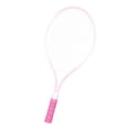 thumbnail image 3 of Raqueta de tenis de 21 pulgadas para niños Mango ergonómico para niños Patio trasero de verano Mango de color rosa, 3 of 8