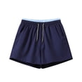 thumbnail image 4 of Tigivemen Workout Running Shorts Girls Athletic Shorts Summer Basketball Soccer Sweatshorts with Pockets for Kids Navy 11-12 Years, 4 of 6