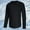 #Black, variant on George Men's Solid Color,Breathable,Long Sleeve,Round Neck,Sport Training Shirt,Blue,Big and Tall Men XL