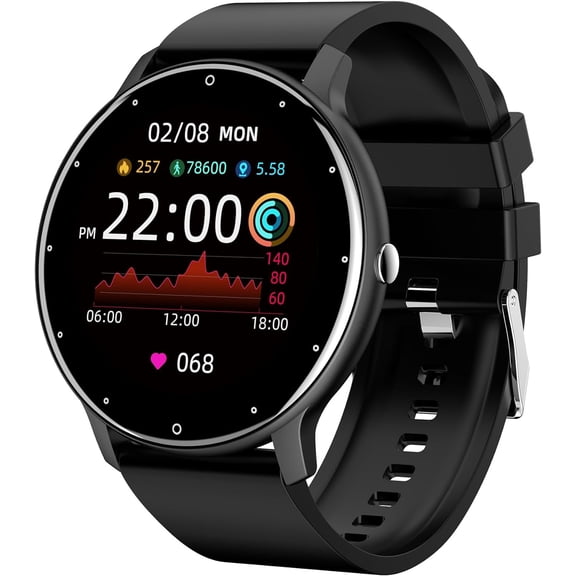 Smart Watch for Men, Women and Teens Vital Fitness Tracker 2026 All-in-One Fitness Watch | Step Counter, Heart Rate Monitor, Vital Fit Tracker with Instant Notifications