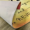 thumbnail image 4 of Ambesonne Yellow Place Mats Set of 4, Message Family, Standard Size, Yellow Marigold Black, 4 of 5