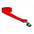 thumbnail image 1 of 4 ft. Nylon Webbing Dog Leash, Neon Orange - Small & Medium, 1 of 1