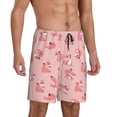 thumbnail image 2 of Wukai Fox Men’s Short Pajama Pants With Pockets Soft Sleep Pj Shorts for Men-, 2 of 6