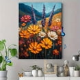 thumbnail image 4 of Qisvanset 12x16 Inch Vibrant Wildflower Meadow Canvas Wall Art, Floral Landscape Nature Bedroom Home Decor, 4 of 8