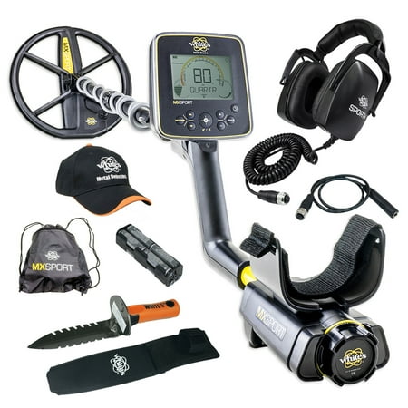 Whites MX Sport Waterproof Metal Detector GEARED UP Bundle ...
