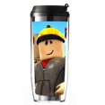 thumbnail image 1 of Taza de paja de juego BANYUO ROBLOX vaso curvo Plástico doble capa, 1 of 4