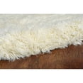 thumbnail image 3 of Riverbay Furniture Transitional Flokati Hand Woven Wool 9'x12' Rug in Natural, 3 of 4