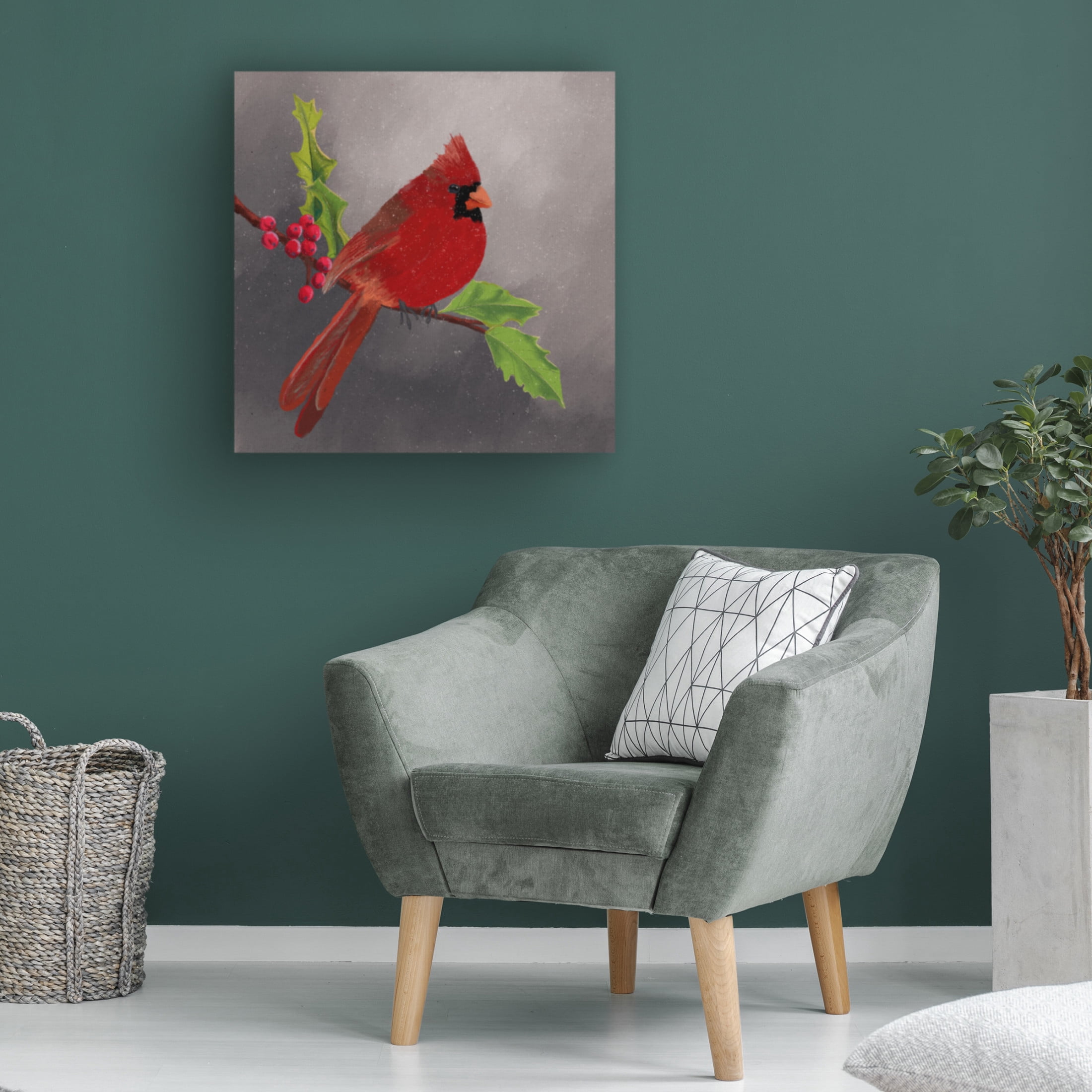 Trademark Fine Art Regina Moore Red Cardinal I Canvas Wall Art
