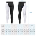 thumbnail image 3 of Baozhu 3 , 2 or 1 Pack Men's Compression Pants Tights Leggings Sports Baselayer Running Athletic Workout Running S-2XL, 3 of 8