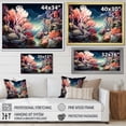 thumbnail image 4 of Designart "Coral'S Artistic Realm I" Coastal Coral Under Water Floater Framed Canvas Prints, 4 of 5