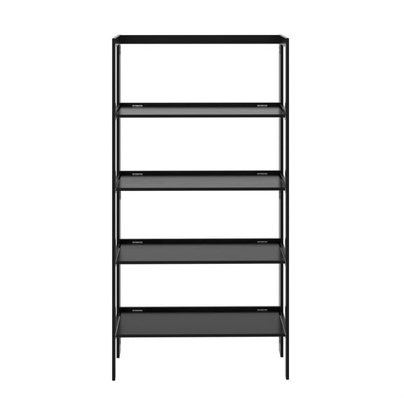 Jela Solid Wood 4 Shelf Folding Bookcase - Black