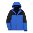 thumbnail image 4 of safuny Rain Jacket Women Lightweight Rain Jacket Active Outdoor Hooded Raincoat Packable Windbreaker Jacket Blue XXL, 4 of 6