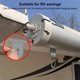 thumbnail image 3 of 10pcs RV Toldo Toldos en Forma Party Hangers para Camping (gris), 3 of 9