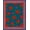 Red, Pattern 1, variant on ODIKA 8x10 Machine Washable Non-Slip Area Rug, Meadow Fauna DIY Artistic Knotwork Handicraft Project High Traffic Rug, Pink, 642695