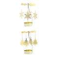 thumbnail image 1 of 2 Portavelas Giratorios, Portavelas para Velas de Té, Candelero Romántico, Adorno para Boda, Fiesta, Decoración Del Hogar, Regalo Árbol de copo de nieve, 1 of 9