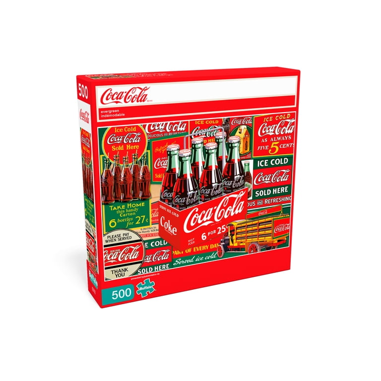 Buffalo Games Americana Coke Evergreen 500 Piece Jigsaw Puzzle