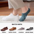 thumbnail image 4 of No Spectacle Socks Chaussettes Invisibles pour Femmes Rembourrées Coupe Basse Athlétiques Doublure Cachée pour Espadrilles Cheville Course Socks, 4 of 5