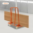 thumbnail image 2 of 3000lbs Drywall Sheet Cart, Plywood Panel Dolly Trolley Truck 4 Swivel Wheels Orange, 2 of 15