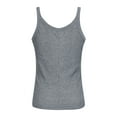 thumbnail image 3 of Vitmona Women's Solid Color Sleeveless Camisole Summer Tank Tops, 3 of 4